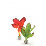 biOrb silk Plant set zelená a červená 20 cm
