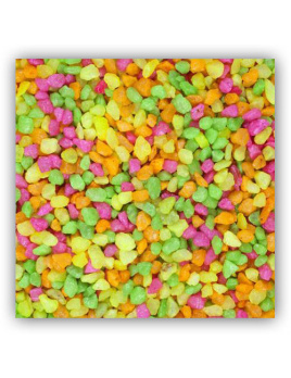 SF Deco Gravel Neon Mix 1 kg - neónový mix štrk do akvária