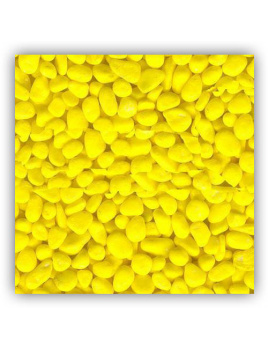 SF Deco Gravel Neon Yellow 1 kg - žltý štrk do akvária