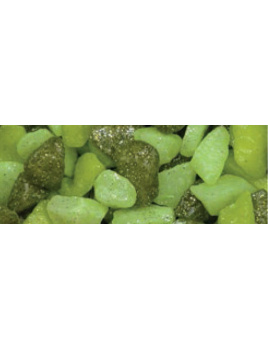 SF Deco Gravel Mix Green 1 kg - zelený mix štrk do akvária